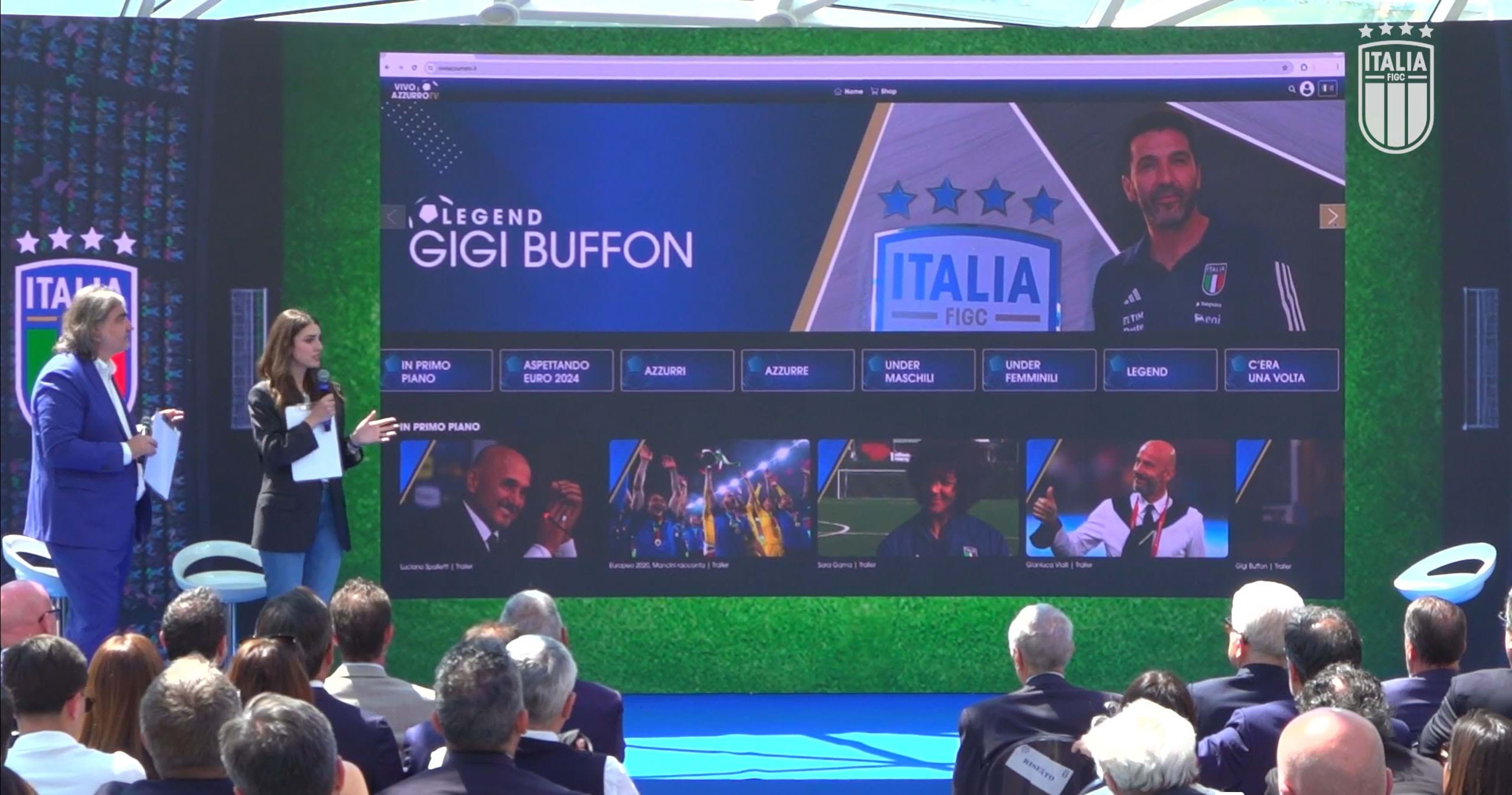 Nasce Vivo Azzurro TV: presentata la nuova piattaforma digitale della FIGC