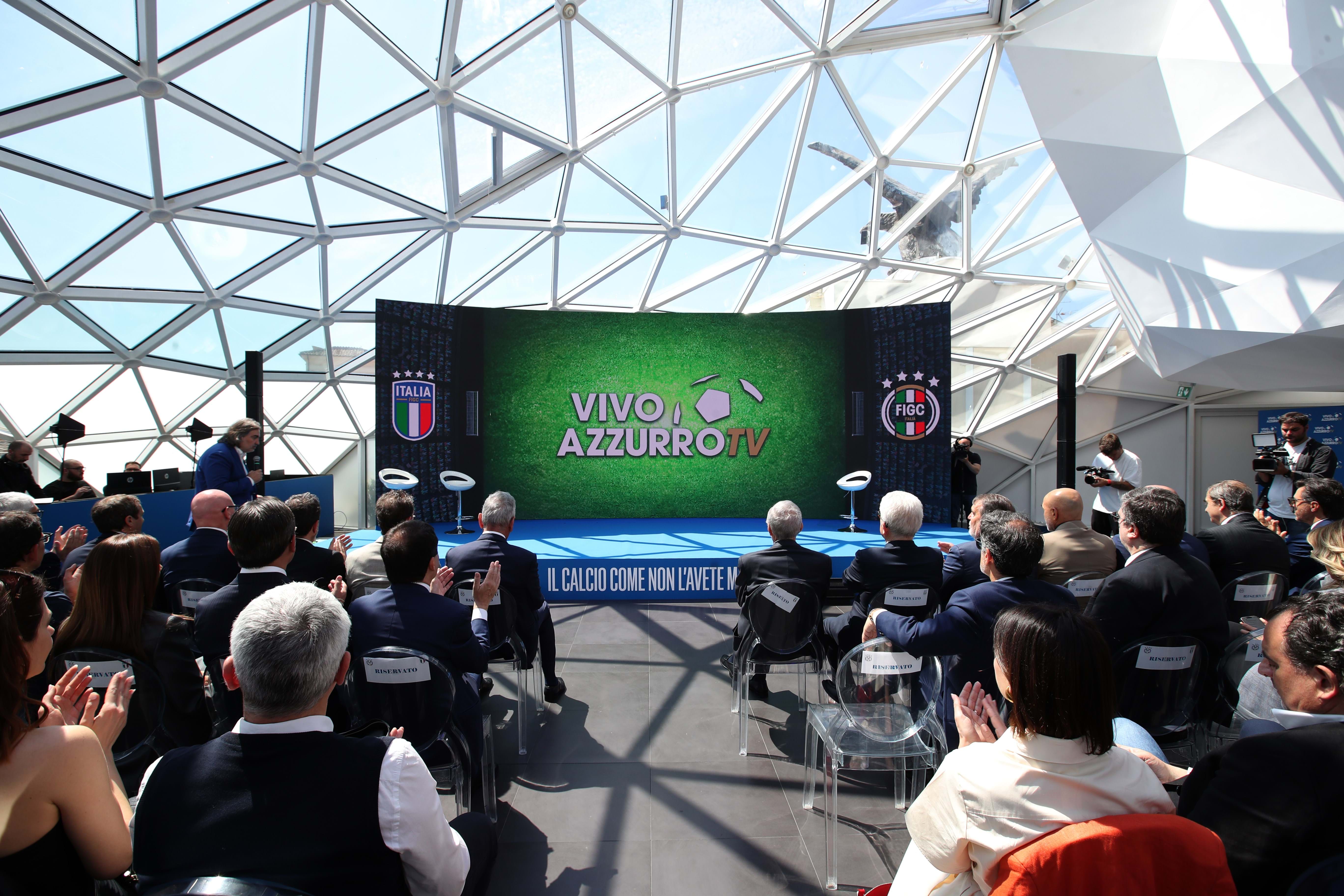 Nasce ‘Vivo Azzurro TV’: il calcio come non l’avete mai visto! Gravina: "Giornata storica per la FIGC e per milioni di appassionati"