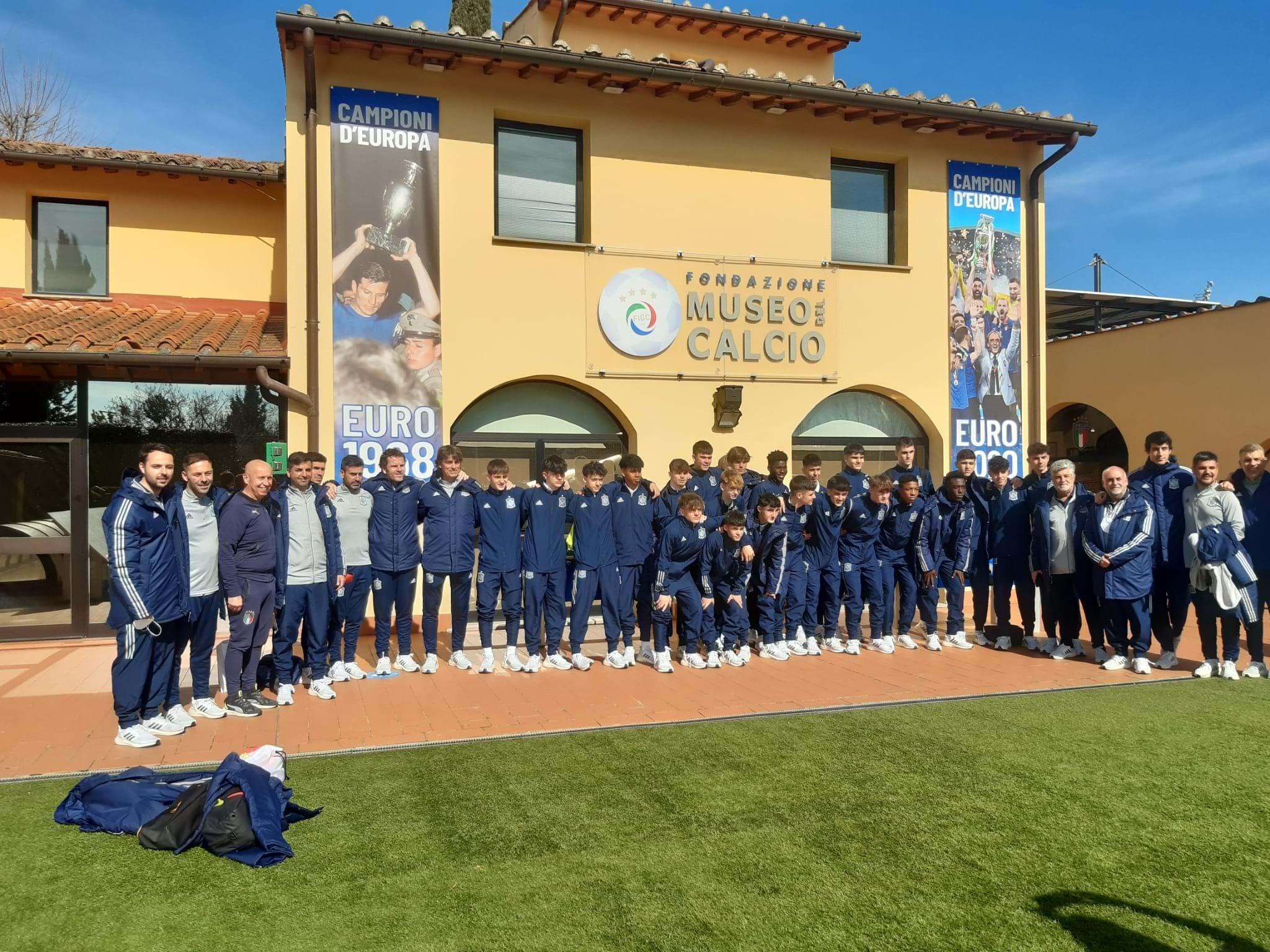 La Nazionale Under 15 della Spagna visita il Museo del Calcio