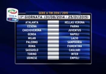 Serie A: si parte con Roma-Fiorentina e Milan-Lazio, alla 3ª giornata Milan-Juventus