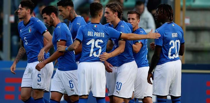 Under-21 European Qualifiers. Party in Castel di Sangro as Italy start on the right foot