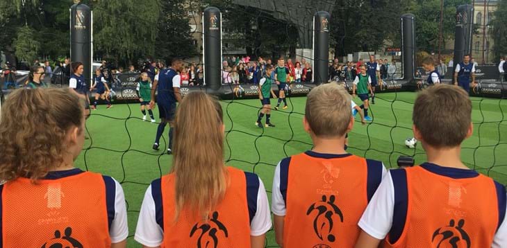 La FIGC in Slovenia per il UEFA Football in Schools Festival di Lubiana