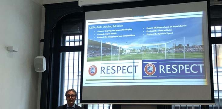 A Bruxelles il seminario UEFA per combattere il doping nel calcio di base