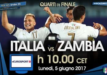 Mondiali Under 20: alle ore 10 Italia-Zambia per il passaggio alle semifinali!