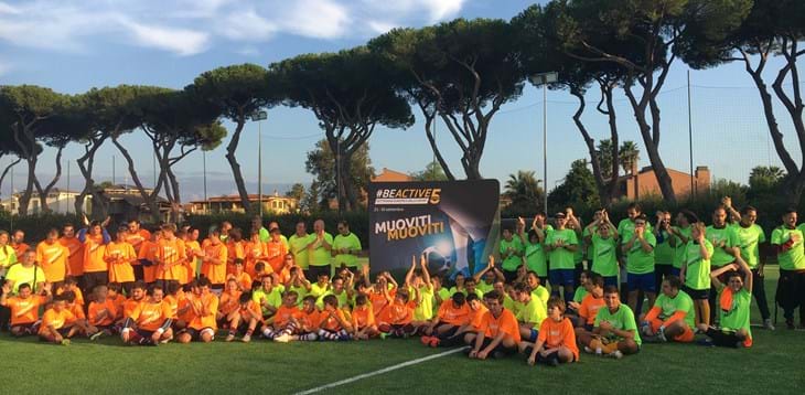 Festa del calcio integrato alla Jem's accademy