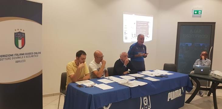 Riunione attività di base scuole calcio della provincia del L'Aquila