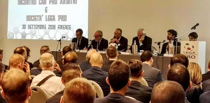 Gravina all’incontro con società e arbitri di Lega Pro: “Una giornata ricca di opportunità”