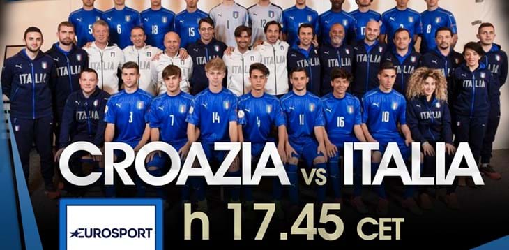 Europeo Under 17: Croazia-Italia, alle 17.45 in diretta su Eurosport!