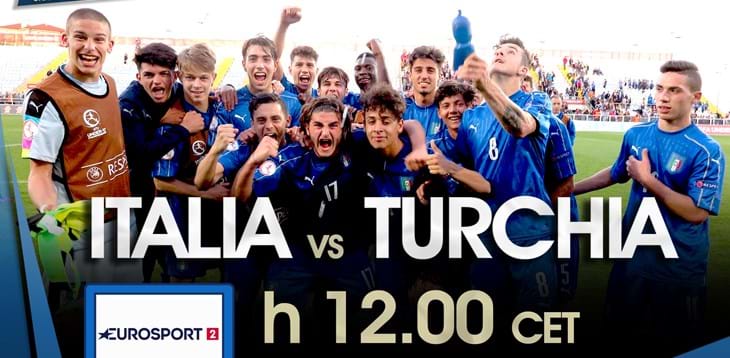 Europeo Under 17: alle 12 Italia vs Turchia per il passaggio ai quarti
