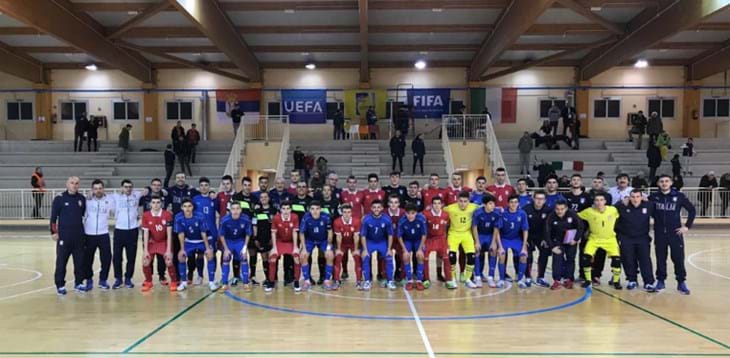 Nazionale Under 19 Futsal. Gli Azzurrini si ripetono: vinta anche la seconda amichevole contro la Serbia