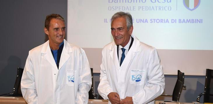 FIGC is by the side of kids in hospital: today the Azzurri will visit the Bambino Gesù Hospital