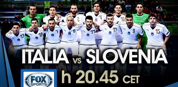 Futsal EURO 2018: alle 20.45 Italia-Slovenia per il passaggio del turno!
