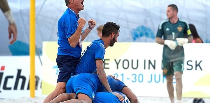 Euroleague: Gori cala il poker, l’Italbeach supera anche l’Ucraina e conquista la finale