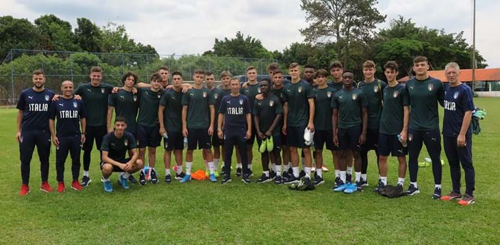 The Azzurrini complete their first training session in Brasilia with the start of the tournament fast-approaching