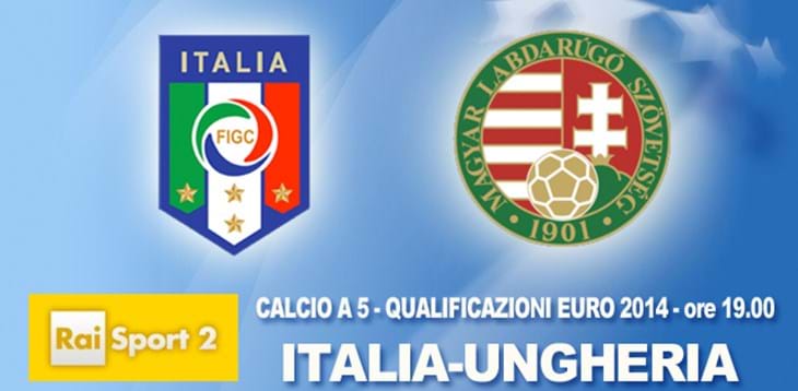 Calcio a 5: alle 19.00 Italia-Ungheria in diretta su Rai Sport 2