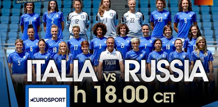 Women's Euro 2017: alle 18 Italia-Russia!