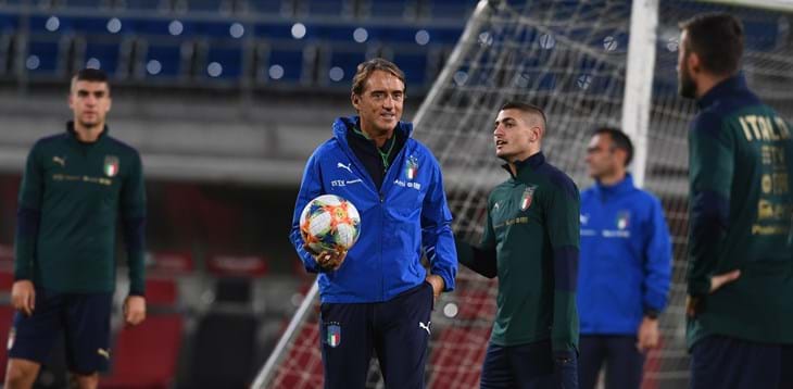 Ventinove convocati per le gare con Bosnia e Armenia: Cistana, Castrovilli e Orsolini le novità di Mancini