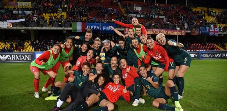 A Castel di Sangro Azzurre a caccia del 6° successo nelle qualificazioni a EURO 2021