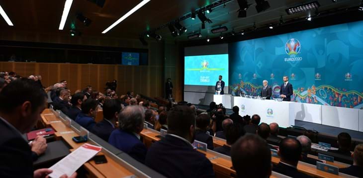 Anticipation building ahead of the EURO 2020 draw: Gravina, Brunelli and Mancini all in Bucharest