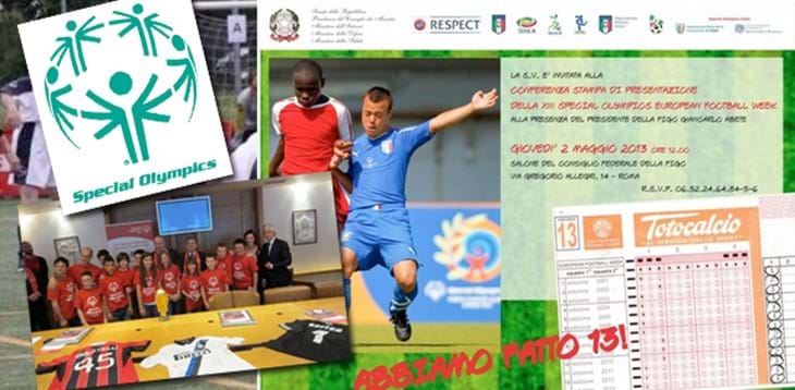 Special Olympics: presentata in Figc la 13^ ‘European Football Week’