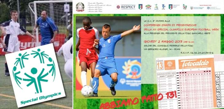 Abbiamo fatto 13! Il calcio Azzurro supporta Special Olympics