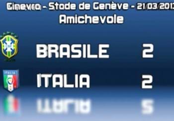 Brasile-Italia 2-2: gli highlights