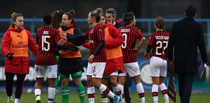 Recupero 9ª giornata: Milan-Pink Bari si giocherà il 29 gennaio alle ore 12