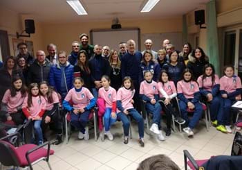 Consegna magliette alle tesserate delle squadre femminili