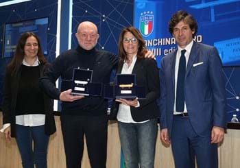 Bavagnoli e Pistolesi premiati a Coverciano come migliori allenatori della passata stagione