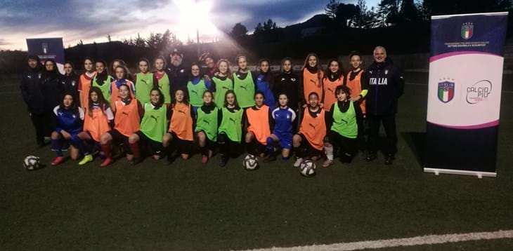 Selezione Femminile U15 al lavoro a Castellana Sicula
