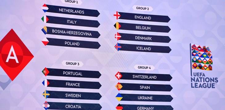 Sorteggio Nations League: l’Italia nel gruppo con Olanda, Bosnia Erzegovina e Polonia