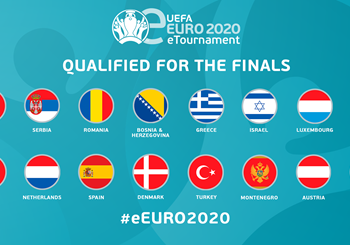 Completato il quadro delle 16 finaliste di UEFA eEuro 2020: il 23 e 24 maggio si assegna il titolo