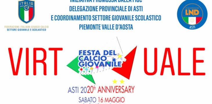 Festa del calcio giovanile di Asti, video per partecipare a distanza