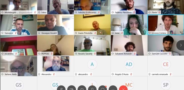 Progetto formativo #CONFRONTIAMOCI: ieri una seguita e interessante videoconferenza con i tecnici dei tre Centri Federali Territoriali siciliani