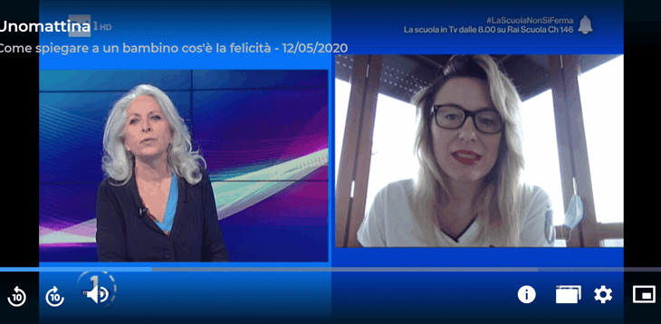 Valentina Battistini nello spazio di “Insieme Con…” su Rai 1