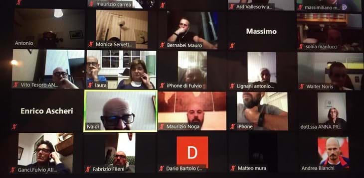Conclusi i tre web meeting con le società della regione dell’ Attività’ di Base