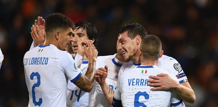 The FIFA World Ranking remains unchanged, Italy are in 13th place