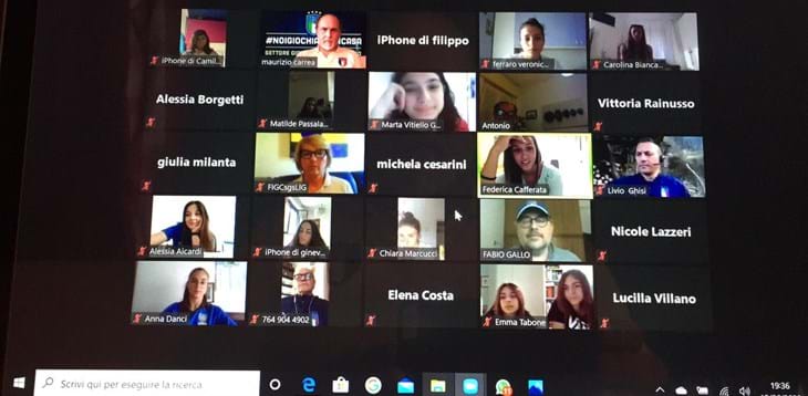 Calcio Femminile Liguria , Web Meeting con Federica Cafferata