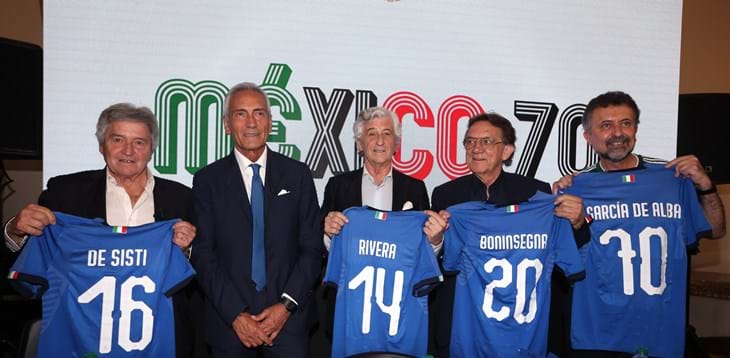 The celebration of the 1970 World Cup at the Mexican Embassy. Gravina: “My memories as a fan”