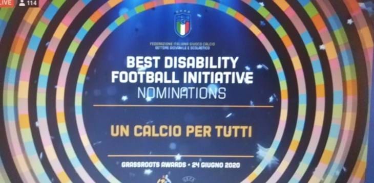 GRASSROOTS AWARDS 2020: “QUARTA CATEGORIA” E “UN CALCIO PER TUTTI” PREMIATE SUL GRADINO PIÙ ALTO DEL PODIO