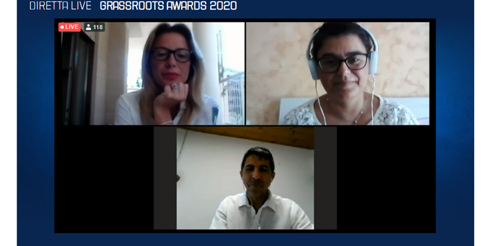 Conclusa la cerimonia virtuale dei riconoscimenti del Grassroots Awards 2020.