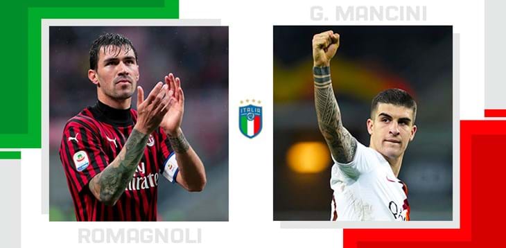 Sfida statistica della 28^ giornata di Serie A: Alessio Romagnoli vs Gianluca Mancini
