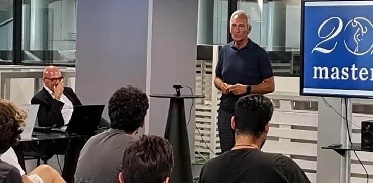 Gravina, Brunelli e Mancini all'Olimpico per il master internazionale sugli eventi e gli impianti sportivi