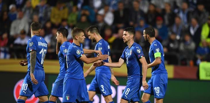 First time in Benevento for a friendly against Estonia, Nations League game against Poland in Rome