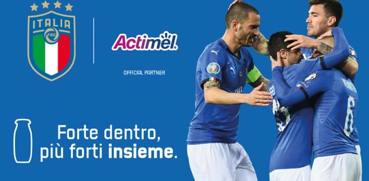 Danone diventa Partner Ufficiale delle Nazionali di calcio per il triennio 2020-2022