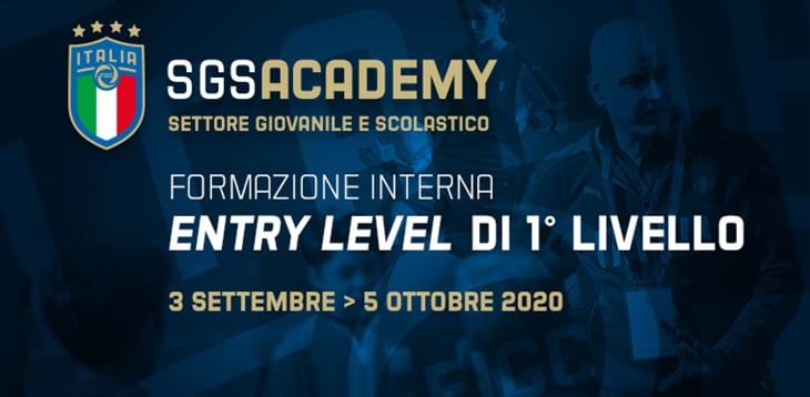 Concluso il Corso di Formazione Entry Level riservato ai collaboratori del Settore Giovanile e Scolastico