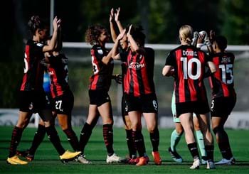Milan ed Empoli Ladies vincono all’esordio in campionato, la Roma pareggia in casa del Sassuolo
