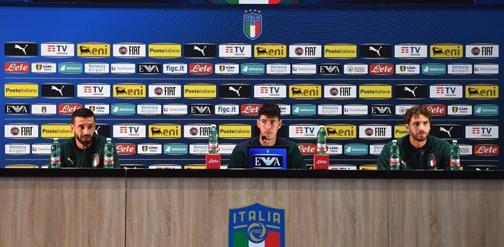 Bastoni, Locatelli and Caputo on their first call-ups: “Everyone dreams of wearing this shirt”
