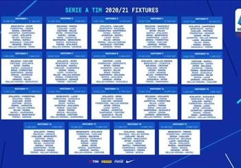 Svelato il calendario della Serie A TIM: Roma-Juventus alla 2ª giornata, il derby di Milano alla 4ª 