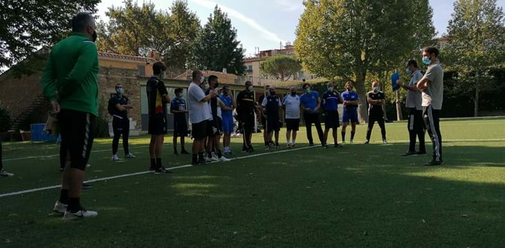 Corso per allenatore dei portieri, gli allievi sul campo per l’ultima settimana di lezione